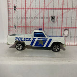 White Police Truck Unbranded Diecast Car