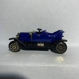 Blue 1901 Fiat Modello 8 CV High Speed Readers Digest Diecast Car