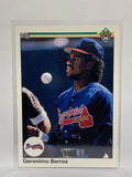 # 531 Geronimo Berroa  Atlanta Braves 1990 UD Baseball Cards