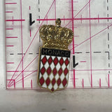 Monaco Crest Emblem  Lapel Pin
