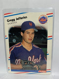 # 137 Gregg Jefferies  New York Mets 1988 Fleer Baseball Cards