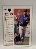 # 240 Jesse Orosco  Cleveland Indians 1991 UD Baseball card