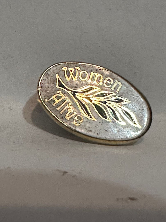 Women Alive Logo  Lapel Pin