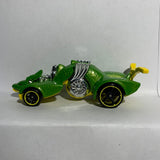Green Knight Draggin HW City Medieval Rides Hot Wheels Diecast Car