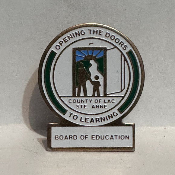 Opening Doors County of Lac Ste Anne Board of Education  Lapel Pin