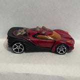 Red Black Darth Maul Star Wars CGW44 2014 Hot Wheels Diecast Car