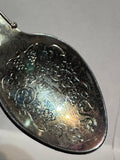 England Flag Crest Silver Plated  United Kingdom Souvenir Spoon