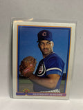 # 421 Heathcliff Slocumb  Chicago Cubs 1991 Bowman Baseball card