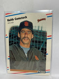# 579 Keith Comstock  San Diego Padres 1988 Fleer Baseball Cards