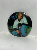 Travelin Incougnito Couger Ad  Button Pinback