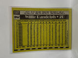 # 100T Willie Randolph  Oakland Athletics 1990 Topps Baseball Cards