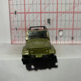 Green Desert Base Jeep Wrangler World Zoo Matchbox Diecast Car