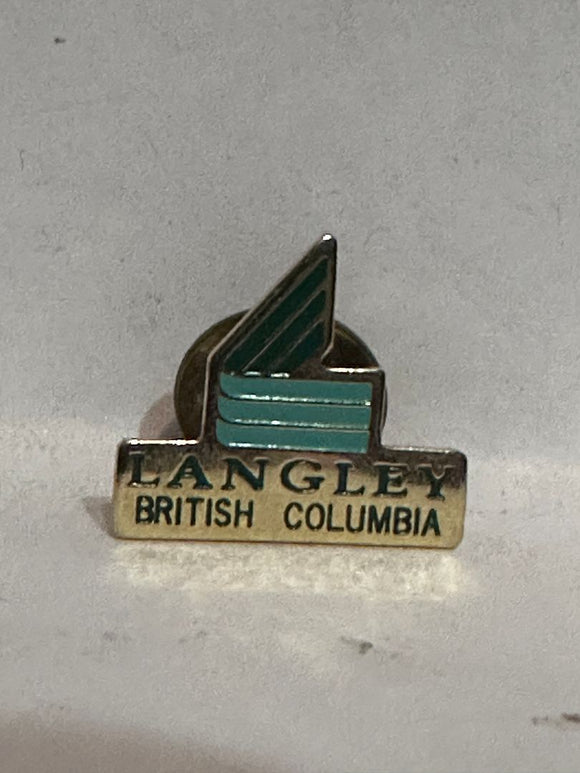 Langley British Columbia Logo  Lapel Pin