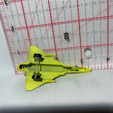 Yellow Delta-Wing Jet Fighter Plane Unbranded Diecast Car
