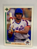 # 3 D.J. Dozier Star Rookie New York Mets 1991 UD Baseball card