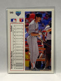 # 549 Dwight Evans  Boston Red Sox 1991 UD Baseball Cards
