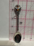 Weyburn Sask Maple Leaf  Saskatchewan Souvenir Spoon