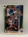 # 492 Geno Petralli  Texas Rangers 1991 UD Baseball card