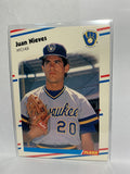 # 170 Juan Nieves  Milwaukee Brewers 1988 Fleer Baseball Cards