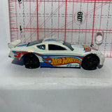 White Circle Tracker HW Race Team Hot Wheels Diecast Car