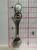 Chicago Illinois Lincoln Statue Illinois Souvenir Spoon