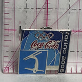 Torino 2006 Olypics Skiing Coca-Cola  Lapel Pin