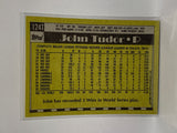 # 124T John Tudor  St Louis Cardinals 1990 Topps Baseball Cards