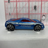 Blue Police Cadillac Cien Concept Hot Wheels Diecast Car