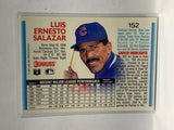 # 152 Luis Salazar  Chicago Cubs 1992 Donruss Baseball Cards