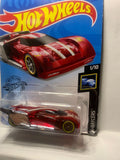 Red Lindster Prototype X-Raycers GHB78 D7C3 2018 Long Card Hot Wheels Diecast Car