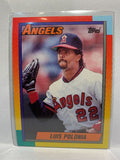 # 97T Luis Polonia  Los Angeles Angels 1990 Topps Baseball Cards