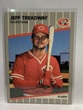 # 173 Jeff Treadway  Cincinnati Reds 1989 Fleer Baseball card