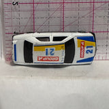 White #21 Group A #821 Mercedes Benz Yatming Diecast Car