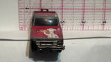 Red Pizza Delivery Truck Unbranded Diecast Car