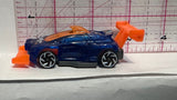 Blue Xraycers Rising Heat FJV55 ©2017 Hot Wheels Diecast Car