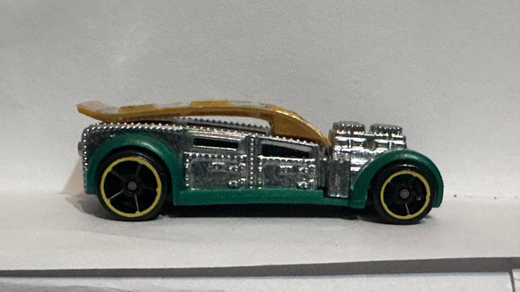 Green Fast Cash Hot Wheels Diecast Car
