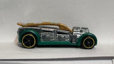 Green Fast Cash Hot Wheels Diecast Car