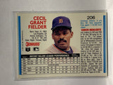 # 206 Cecil Fielder  Detroit Tigers 1992 Donruss Baseball Cards