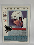 # 12 Pat Falloon Star Performers San Jose Sharks 92-93 O-Pee-Chee Premier Hockey Cards