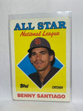 # 404 Benny Santiago All Star San Diego Padres 1989 Topps Baseball Cards