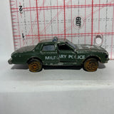 Green Military Police Chevrolet Impala 1/69 #240 Majorette Diecast Car