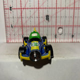Blue Yoshi Missing Head Mario Kart Mach 8 Nintendo GBG27 Hot Wheels Diecast Car