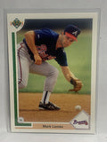 # 419 Mark Lemke  Atlanta Braves 1991 UD Baseball card