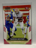 # 260 Raheem Mostert  San Francisco 49ers 2021 Score Football Cards