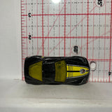 Black Lafayette Police C6 Corvette Hot Wheels Diecast Car