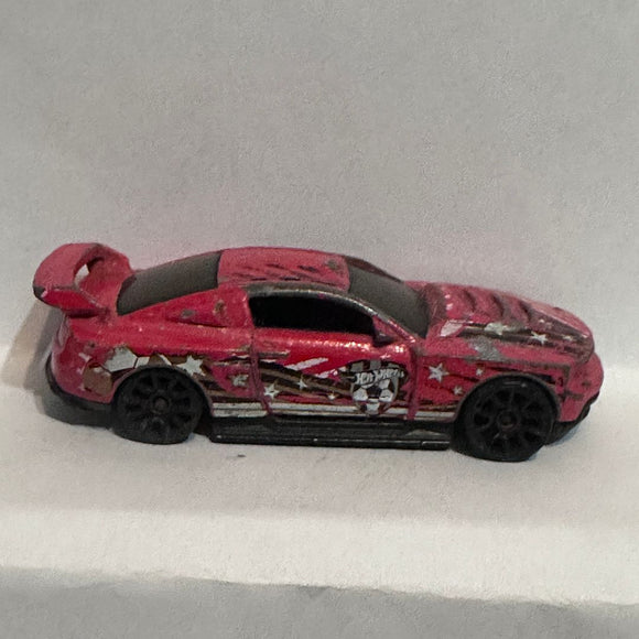 Red Custom '12 Ford Mustang 2011 Hot Wheels Diecast Car