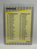 # 656 Checklist   1991 Fleer Baseball card
