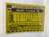 # 131T Matt Young  Seattle Mariners 1990 Topps Baseball Cards