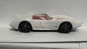 White Mach 5  Hot Wheels Diecast Car