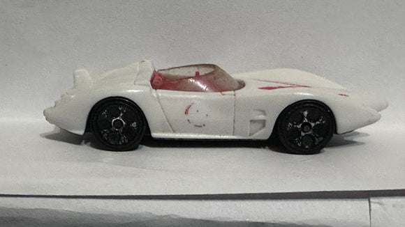 White Mach 5  Hot Wheels Diecast Car